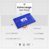 HTG Fire + Ice Hot and Cold Therapy Extra Large Gel Ice Pack